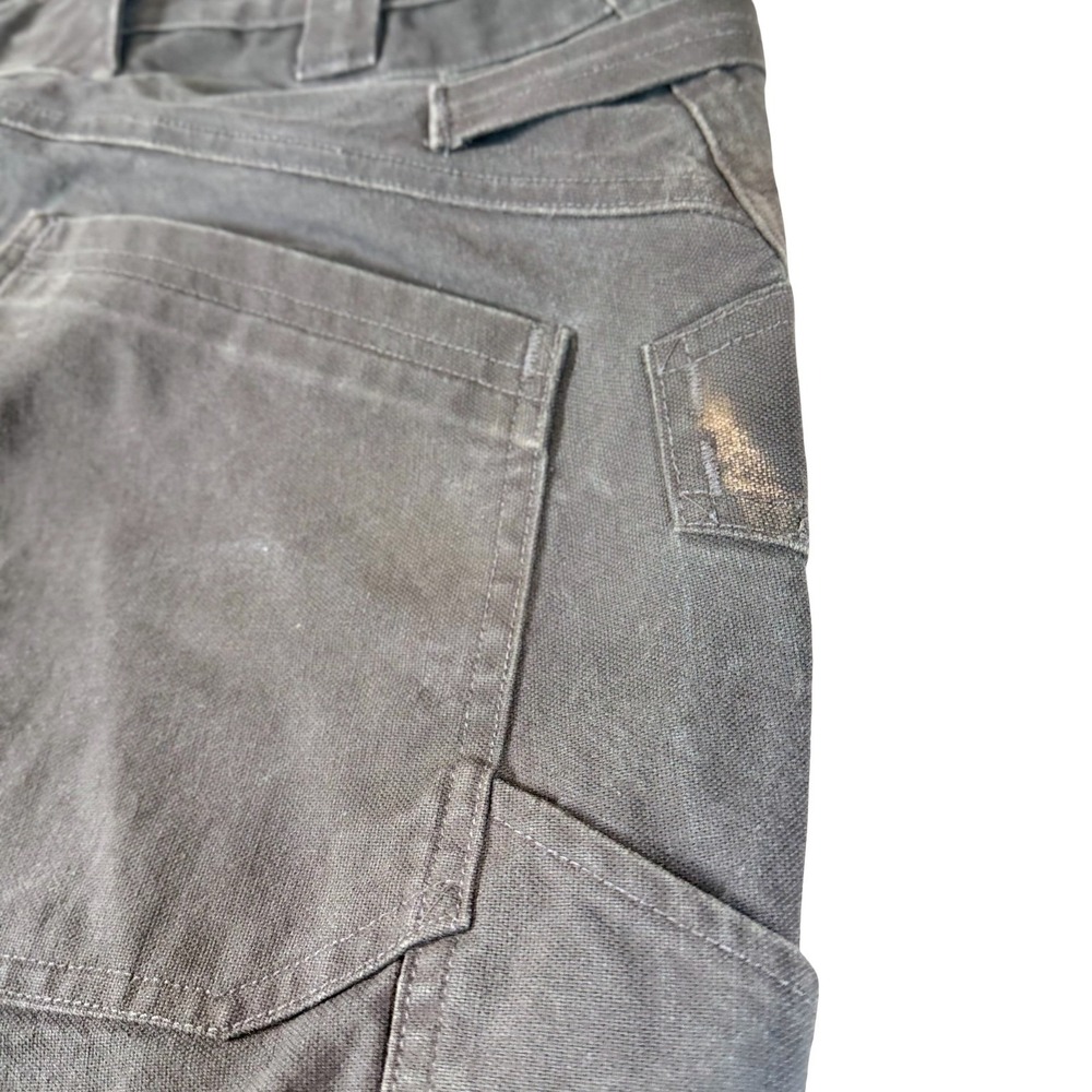 1620 Workwear Mens 34 Double Knee Cordura Utility Pants Gray Made in USA - Picture 4 of 9